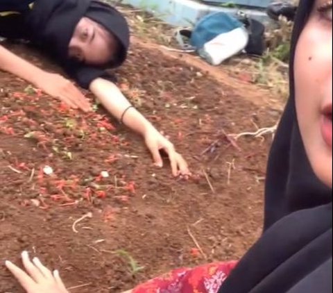 Viral Momen Dua Wanita Ziarah Ke Makam Sahabatnya, Ungkap Kerinduan yang Mendalam