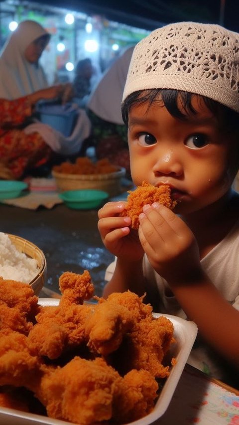 Anak yang Belajar Puasa Tidak Disarankan Berbuka dan Sahur dengan Junk Food