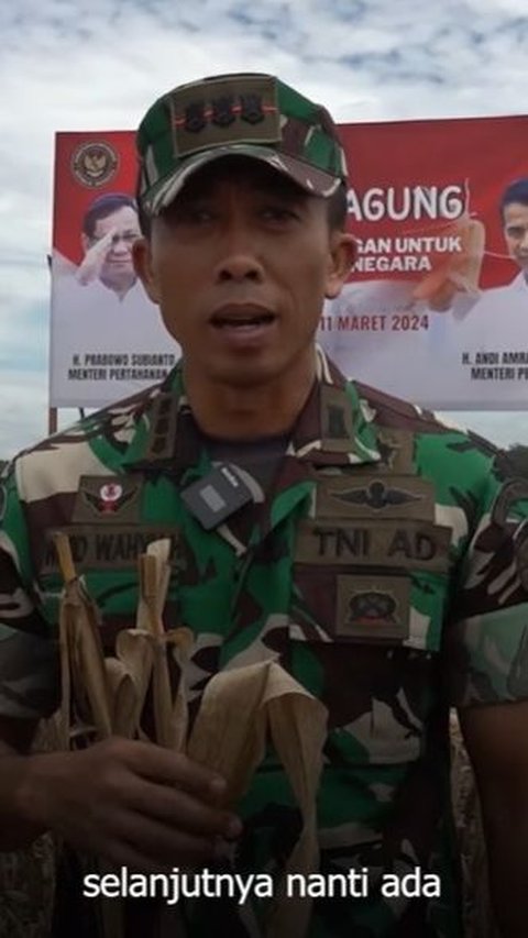 Momen Jenderal Bintang Tiga Asisten Prabowo Panen Raya Jagung di Kalteng