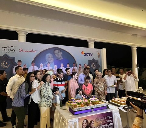 Momen Perayaan Ulang Tahun Sinetron Bidadari Surgamu Bareng Para Pemain, Penuh Syukur