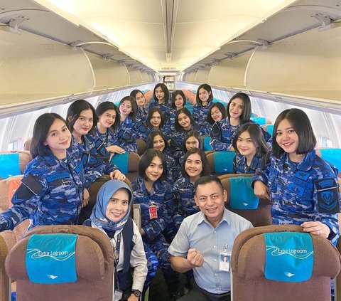 Potret cantik Serda Adhini, Seorang Prajurit TNI yang Dipilih Sebagai Pramugari Pesawat Kepresidenan