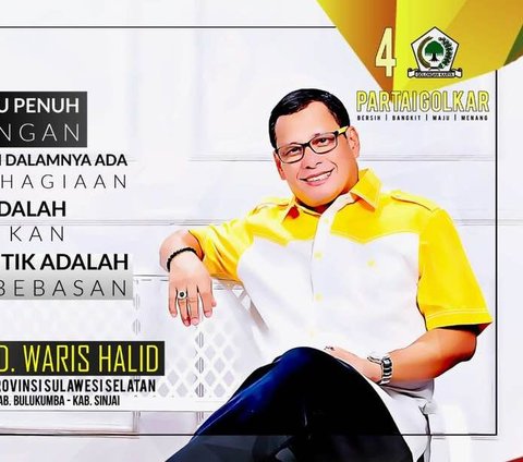Adik Nurdin Halid Raih Suara Tertinggi di Pileg DPD RI Sulawesi Selatan