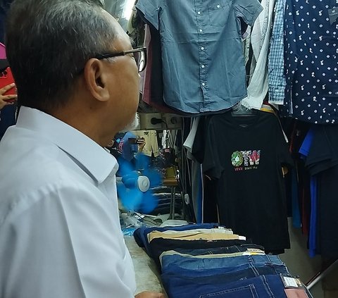 Minister Zulhas Surprised by Expensive Shopping in Tanah Abang, Wholesale T-shirt Price Rp100 Thousand