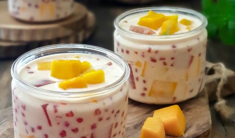 Es Susu Jelly Mangga Rendah Kalori<br>