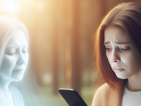 This Woman Chats with Her Deceased Mother Using AI Technology: It Feels Creepy