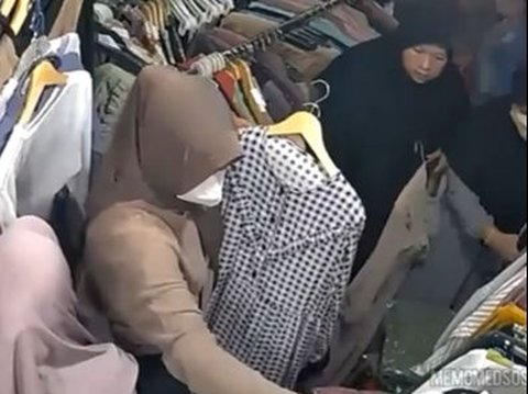 Viral Aksi Seorang Ibu Curi Uang Milik Pelanggan Toko saat Beli Baju, Terekam CCTV