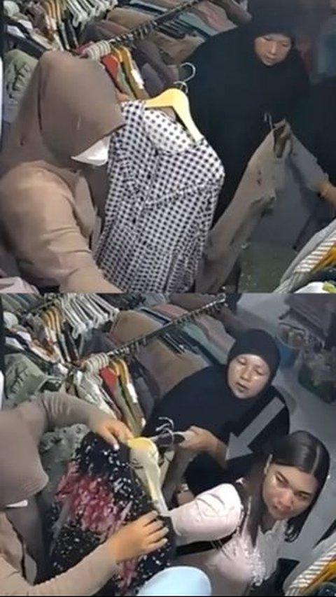 Viral Aksi Seorang Ibu Curi Uang Milik Pelanggan Toko saat Beli Baju, Terekam CCTV