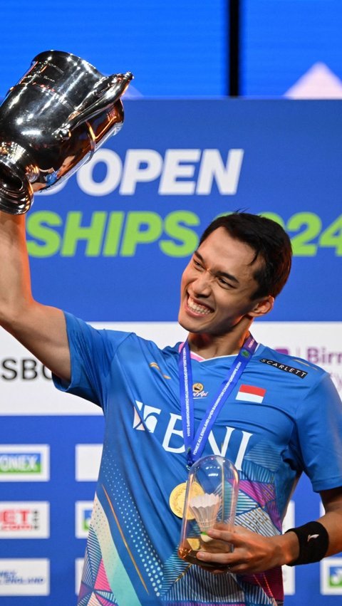 FOTO: Momen Laga All-Indonesian Final di All England, Kemenangan Jonatan Christie Sukses Mengulang Sejarah 30 Tahun Lalu