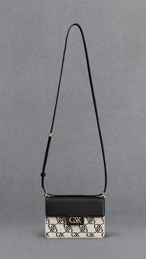 10. Charles Keith, Branded Bag with Modern and Simple Design