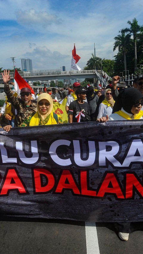 Mantan Danjen Kopassus Ikut Demo Hasil Pemilu di KPU, Ini Kata Mabes Polri