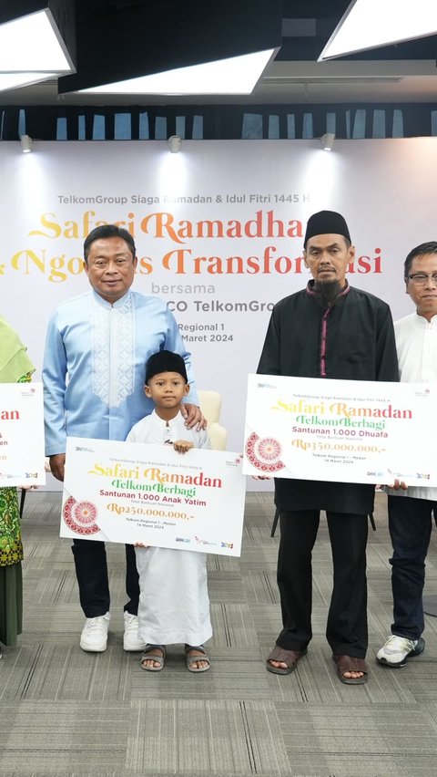 Safari Ramadan, TelkomGroup Tinjau Infrastruktur Telekomunikasi dan Salurkan CSR