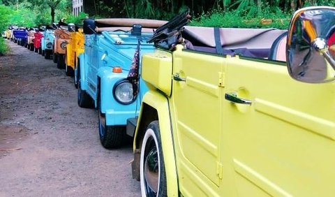 Sensasi berbeda akan dirasakan wisatawan ketika berkeliling di kawasan Borobudur yang eksotis bersama komunitas VW Cabrio Borobudur.