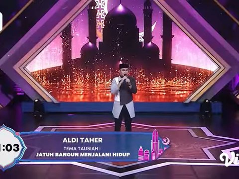 Tausiah Aldi Taher Bikin Merinding soal 'Jatuh Bangun Menjalani Hidup', Satu Studio Kagum