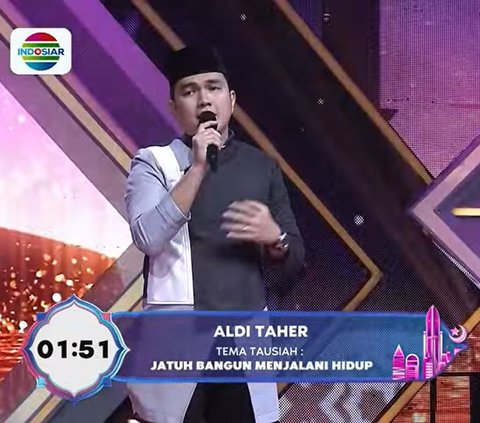 Tausiah Aldi Taher Bikin Merinding soal 'Jatuh Bangun Menjalani Hidup', Satu Studio Kagum