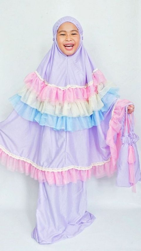 5. Triple Tutu Royal Princess Mukena