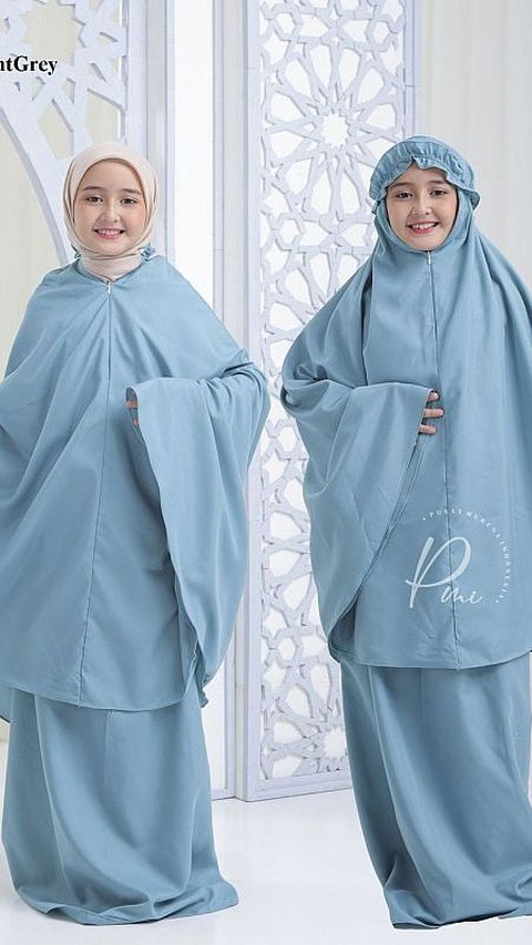 6. Mukena Anak Tanggung Katun 2in1 Melani<br>