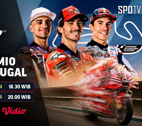 Schedule of Live Streaming MotoGP Portugal 2024 This Weekend on Vidio