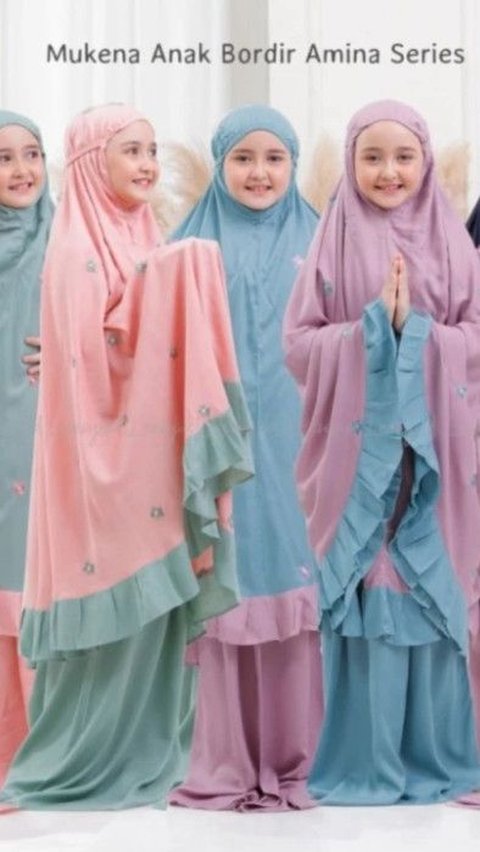 2. Mukena Anak Tanggung Rayon Amina<br>