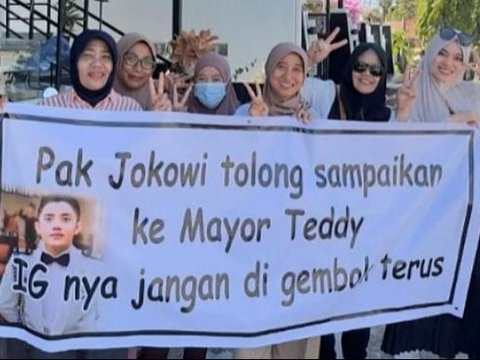 Oops! Mothers' demonstration to Jokowi, asking Mayor Teddy to unlock his Instagram