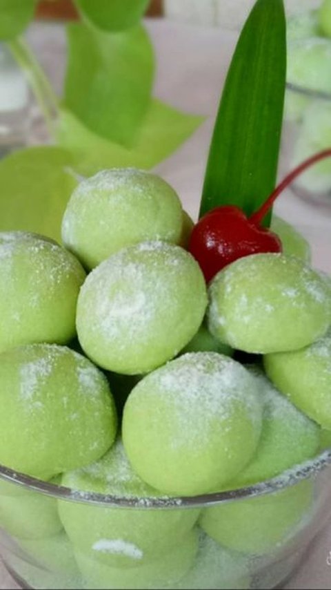 5. Resep Kue Putri Salju Pandan<br>