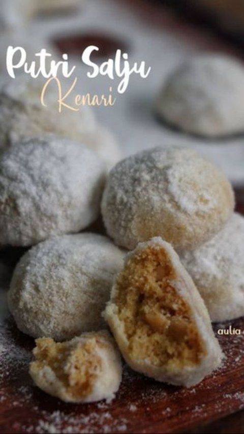 8. Resep Kue Putri Salju Kenari<br>