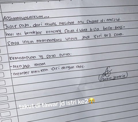 Viral Curhatan Wanita Tak Mau Tarawih di Masjid Lagi usai Dapat Surat dari Pria, Isinya Tak Diduga