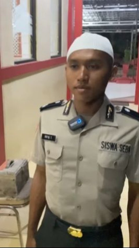 Momen Siswa Seba Polri Laporan Pakai Bahasa Arab ke Komandan, Aksinya Bikin Kagum