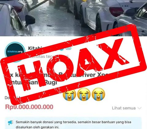 Viral Penggalangan Dana untuk Bantu Pemilik Mobil Xpander yang Tabrak Porsche di Kitabisa, Cek Faktanya