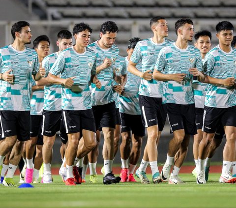 FOTO: Wajib Menang, Begini Semangat Timnas Indonesia Matangkan Kekuatan Lawan Vietnam