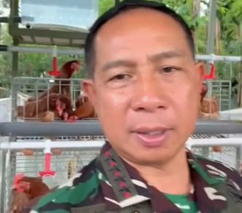 Masih Berseragam Loreng, Momen Bahagia Panglima TNI Panen Telur Ayam, Sang Putra Langsung Bereaksi