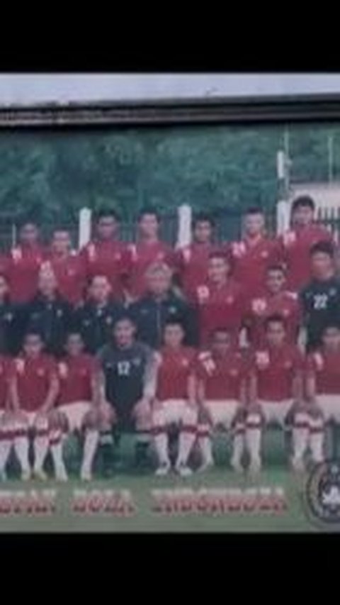 Potret bersama skuad tim nasional Indonesia