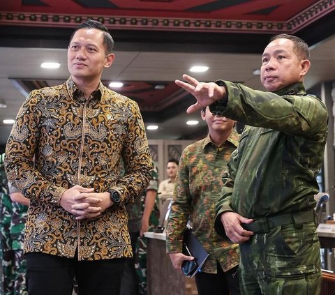 Panglima TNI Kedatangan Tamu Juniornya yang Kini Jabat Menteri, Sosoknya Gagah Gak Ada Obat