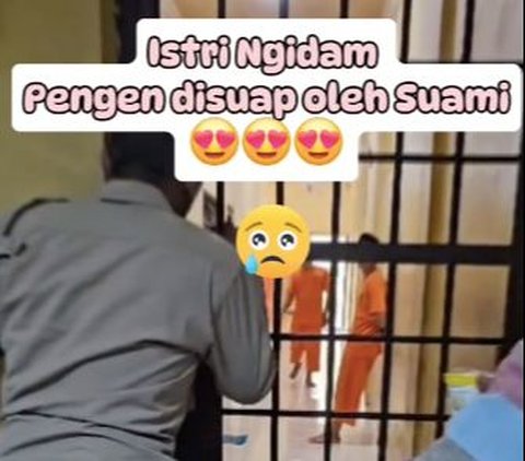 Cerita Istri Ngidam Disuapi Suami, Penuh Haru saat Disuapi Terhalang Jeruji Besi