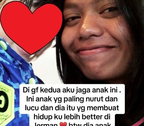Nikita tampak membandingkan ketika dirinya masih bekerja menjadi pegawai Indomaret dan kini menjadi perawat di Jerman.
