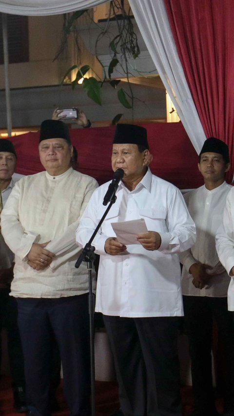 Bergetar Prabowo Pidato Kemenangan, Janji Jadi Presiden untuk Seluruh Rakyat Indonesia