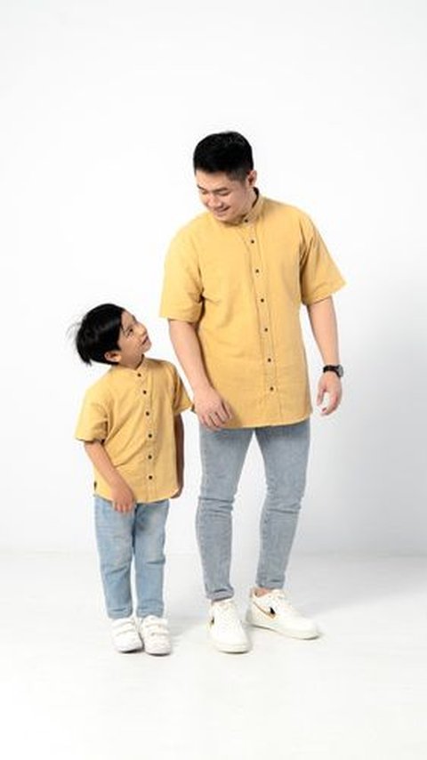 5. Baju Koko Couple Terbaru Ayah dan Anak Tufy Series<br>