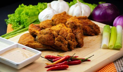 3. Ayam Krispi dengan Tepung Bumbu Rempah <br>