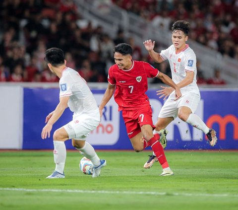 FOTO: Momen Egy Maulana Vikri Cetak Gol Kemenangan Timnas Indonesia vs Vietnam, Diawali Lemparan Maut Pratama Arhan