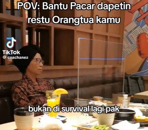 Momen Wanita Ajak Pacarnya ‘Presentasi’ untuk Dapatkan Restu Orang Tua, Aksinya Viral