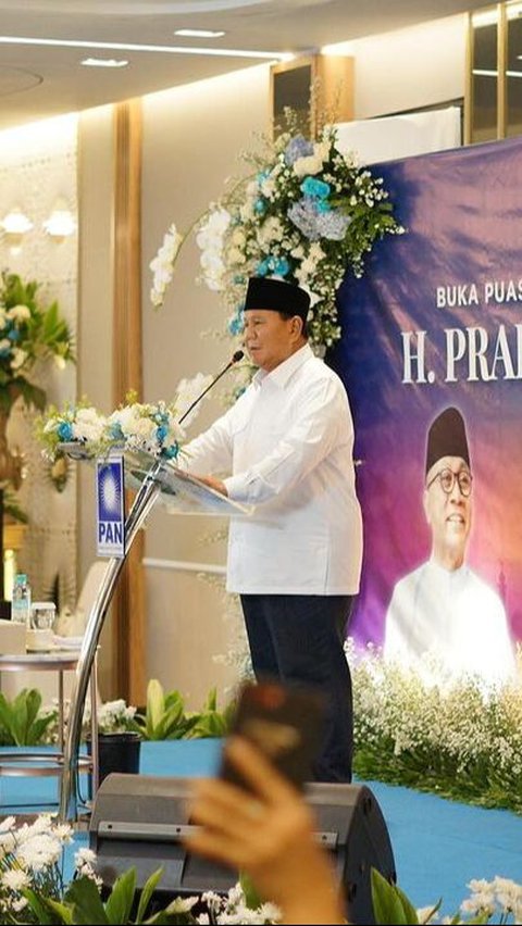 Grogi Prabowo Bicara di Markas PAN, Bocorkan Bisikan dari Jokowi