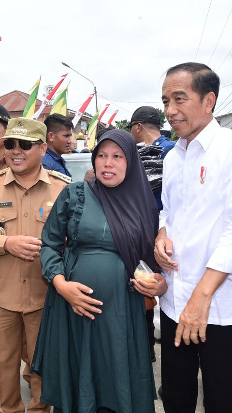 Jokowi menjadi presiden RI pertama yang menjejakkan kaki di wilayah berjuluk Bumi Lawang Kuari. BPMI Setptres/Muchlis Jr