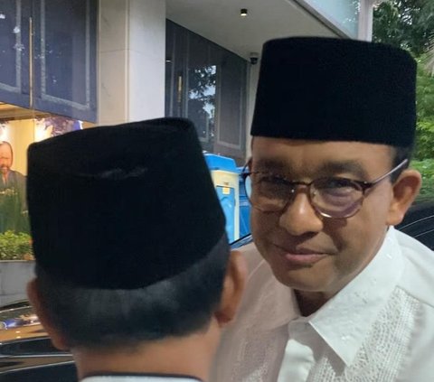 Beda Sambutan Surya Paloh kepada Prabowo dan Anies Baswedan di NasDem Tower