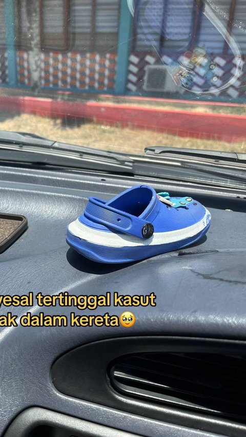 Hilarious! Accidentally Left in the Car and Overheated for a Long Time, Mom Shocked to See Her Child's Shoe Become Uneven