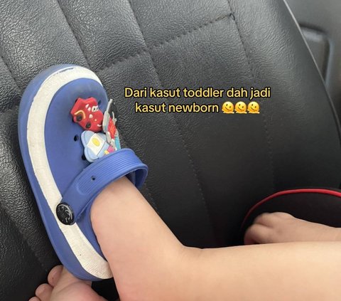 Hilarious! Accidentally Left in the Car and Overheated for a Long Time, Mom Shocked to See Her Child's Shoe Become Uneven