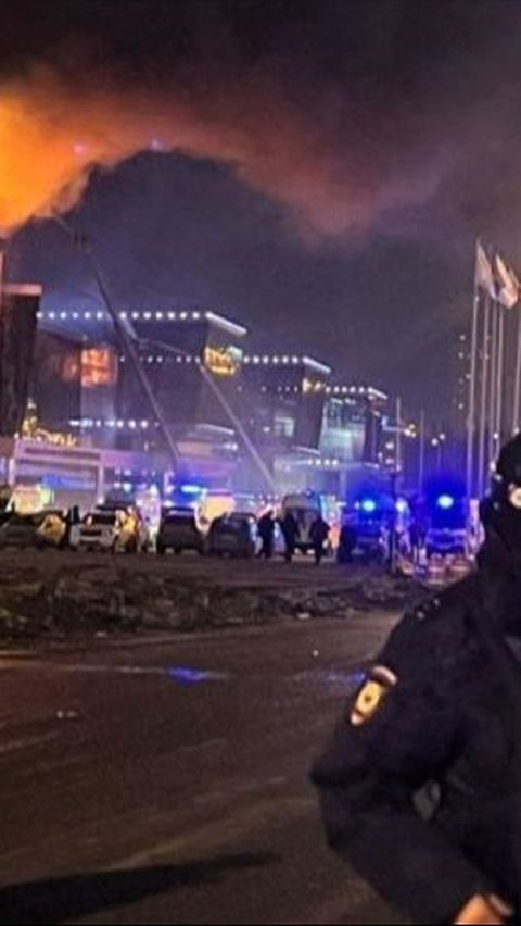 Penembakan Massal di Gedung Konser Moskor Tewaskan 60 Orang, Putin Sampaikan Belasungkawa