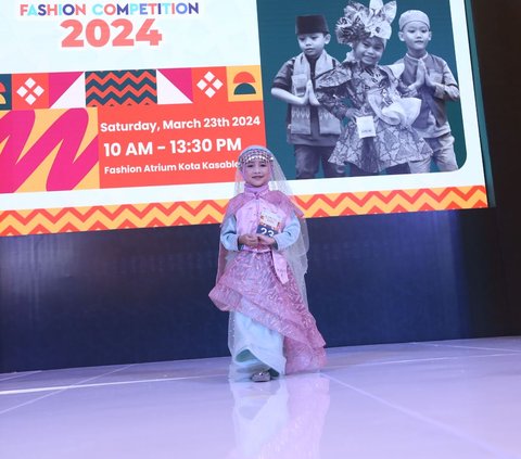 Delisa Aqila Putri Nasution, The Champion of Kids Muslim Fashion Competition 2024