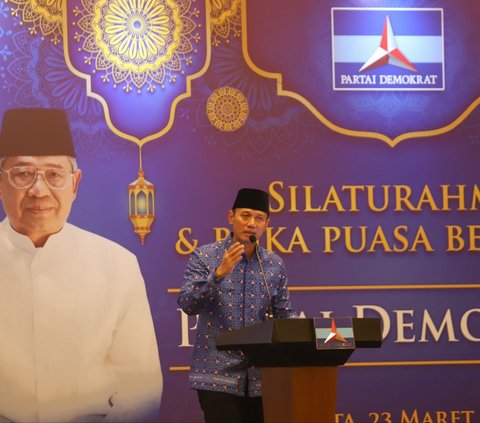 FOTO: SBY dan AHY Hadiri Buka Puasa Bersama Partai Demokrat