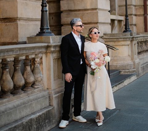 Congratulations! Chantal Della Concetta Marries an Australian Caucasian Man, Here are 5 Simple Wedding Photos