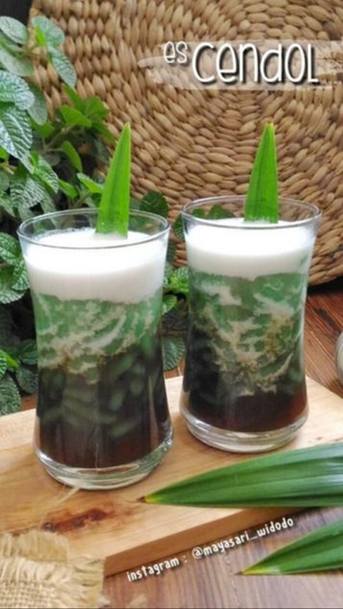 3. Resep Minuman Es Segar: Es Cendol<br>