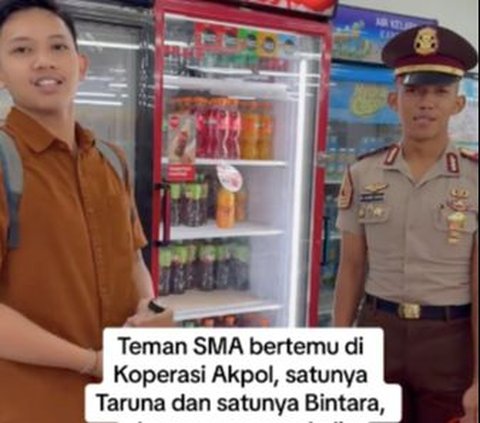 Dulu Teman SMA, 2 Sahabat Kini Bertemu lagi Sudah Jadi Taruna Akpol & Bintara Polisi